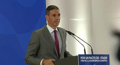 Pedro Sánchez propone un Pacto Climático en medio de la crisis de incendios forestales en España