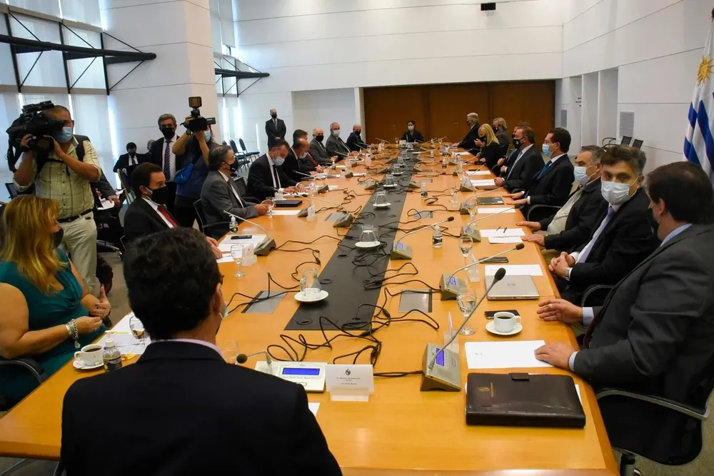 Archivo, reunión de un Consejo de Ministros en Torre Ejecutiva