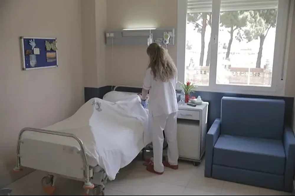 Una habitación del Hospital Fundación Instituto San José.