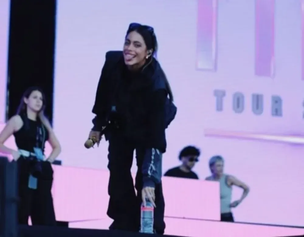 Tini compartió fotos de la previa a su show en el Centenario