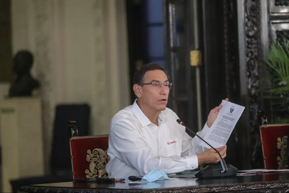 Martín Vizcarra gobernó Perú entre marzo de 2018 y diciembre de 2020 cuando fue destituido por el Congreso.
