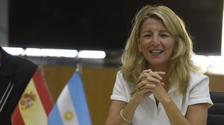 La mnistra de Trabajo española, Yolanda Díaz.