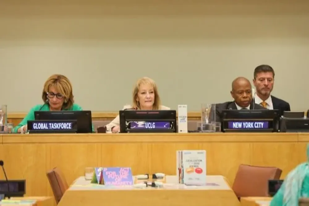 Carolina Cosse en el Foro de Gobiernos Locales y Regionales de la ONU