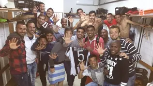 La gozaron en el vestuario de Wanderers