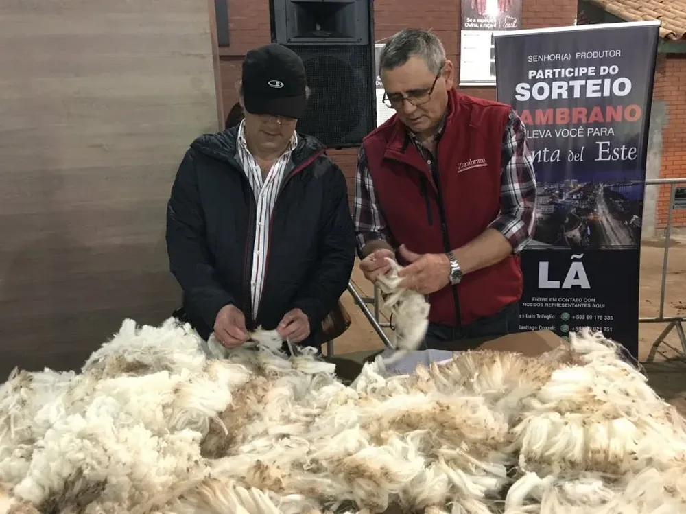 Djalma Puppo y José Luis Trifoglio en plena jura de los vellones de Ideal.