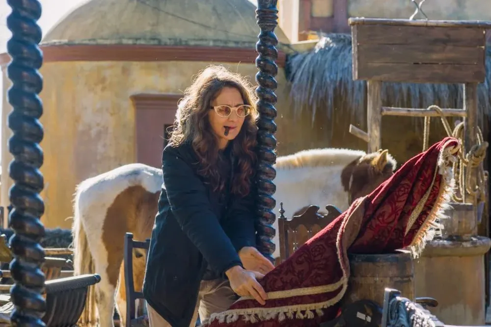 Lucrecia Martel en el rodaje de Zama