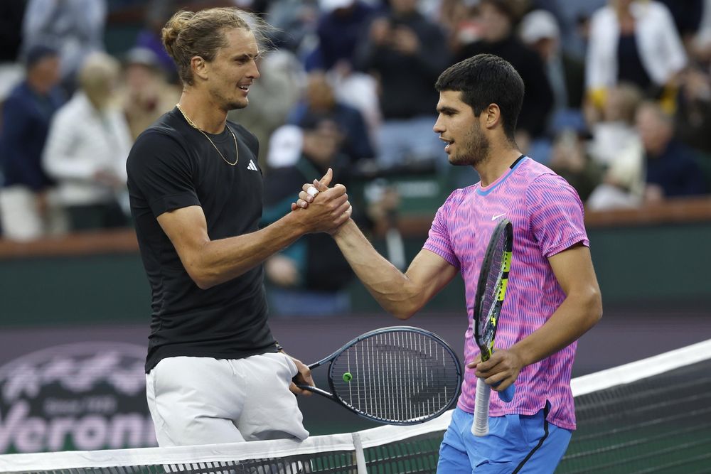 Carlos Alcaraz y Zverev, cara a cara por el Roland Garros.