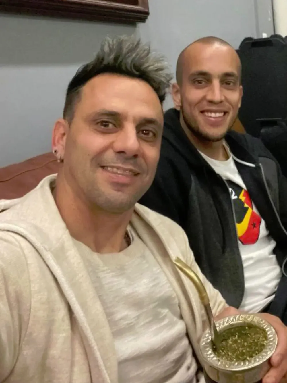 Fabián Estoyanoff se mostró junto a Guzmán Pereira
