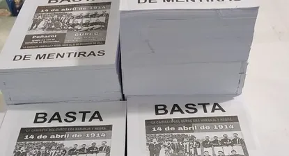 Folletos lanzados por socios de Nacional