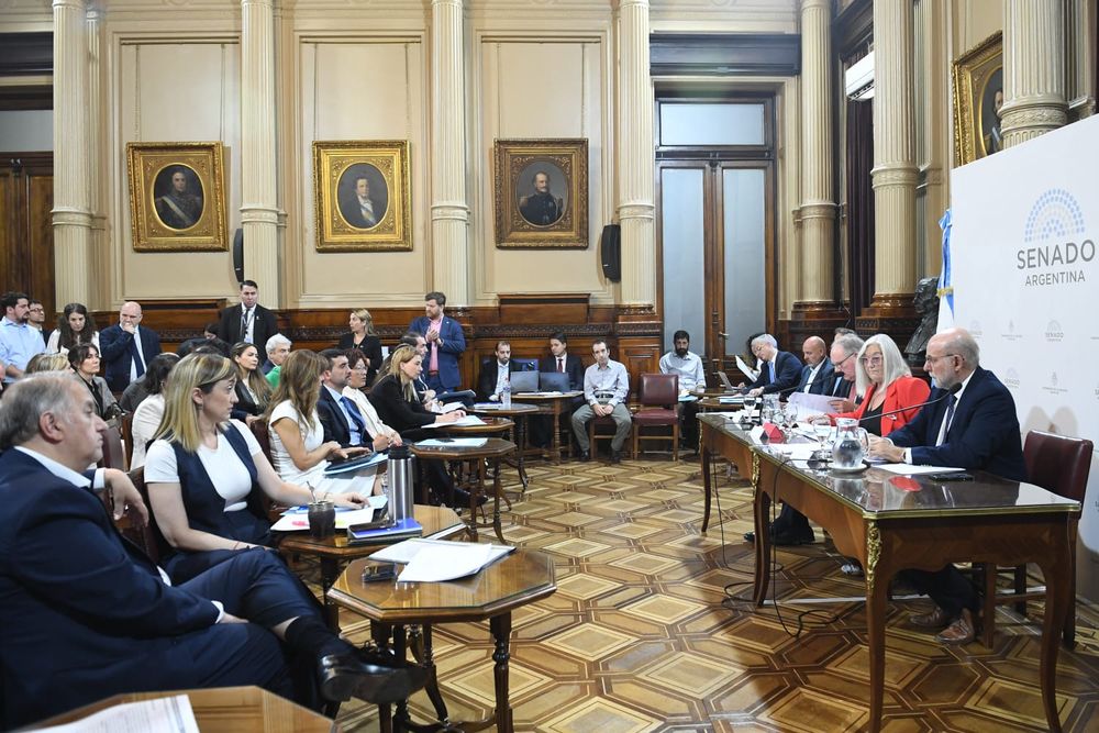 Debate en plenario de comisiones del Senado por la modificación de la Ley de Glaciares.