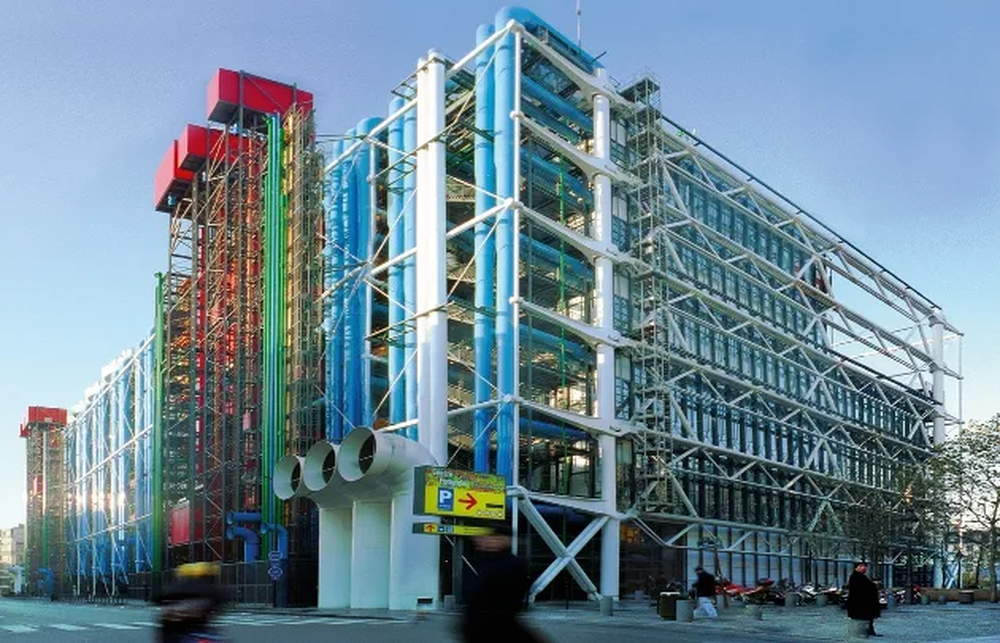 El centro Pompidou en París.