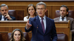 El líder del PP, Alberto Núñez Feijóo