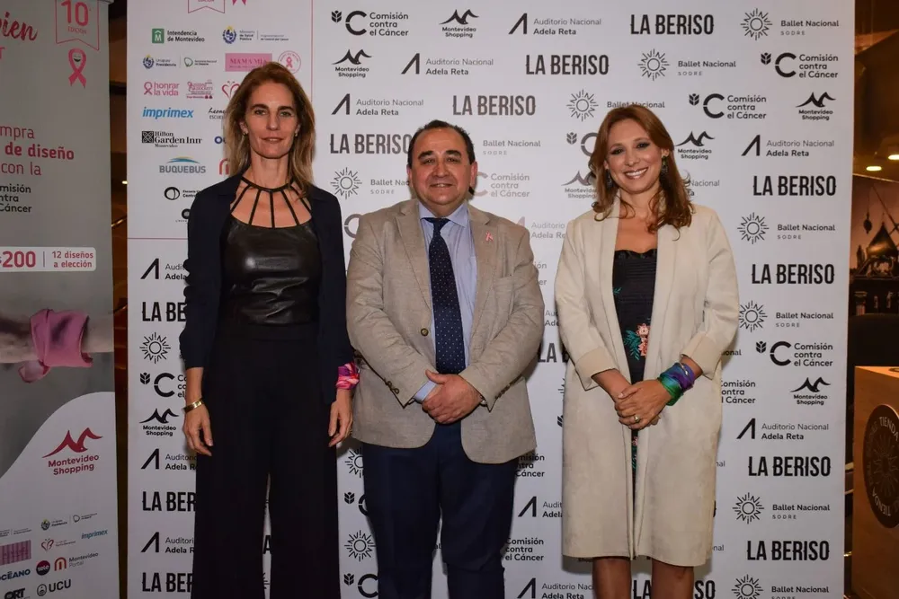 Adela Dubra, Robinson Rodríguez y Carolina De León