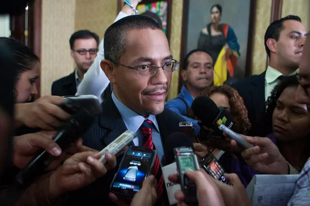 El ministro de Comunicación de Venezuela, Ernesto Villegas