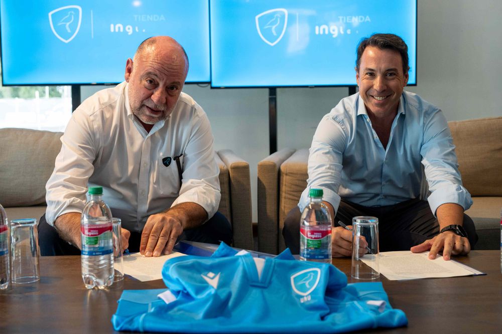 Fabio Magno, Presidente URU - Juan Manuel Parada, CEO de Tienda Inglesa.