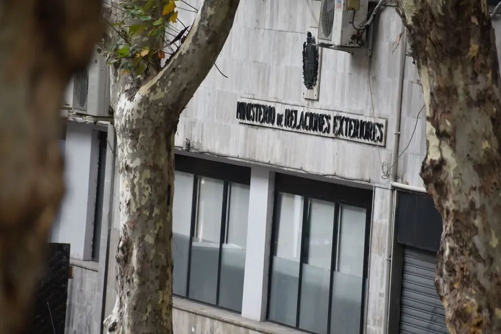 Fachada del Ministerio de Relaciones Exteriores en Uruguay