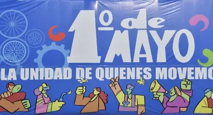El acto del PIT-CNT se realizó sobre la Av. Libertador.