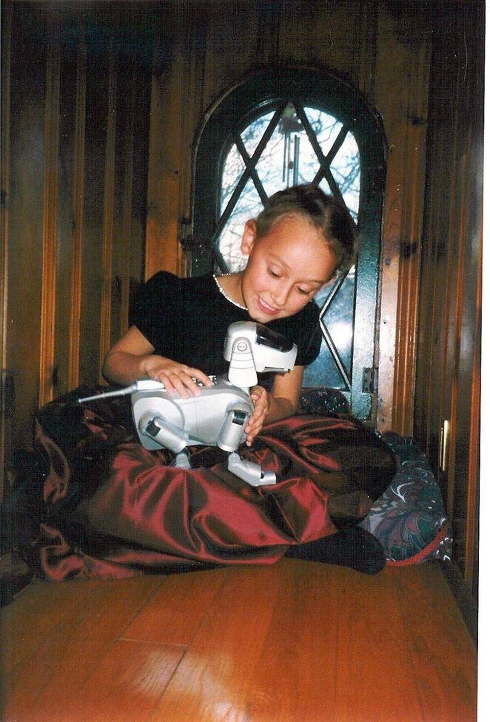 Pasterski cuando tenía 4 años, en Chicago.