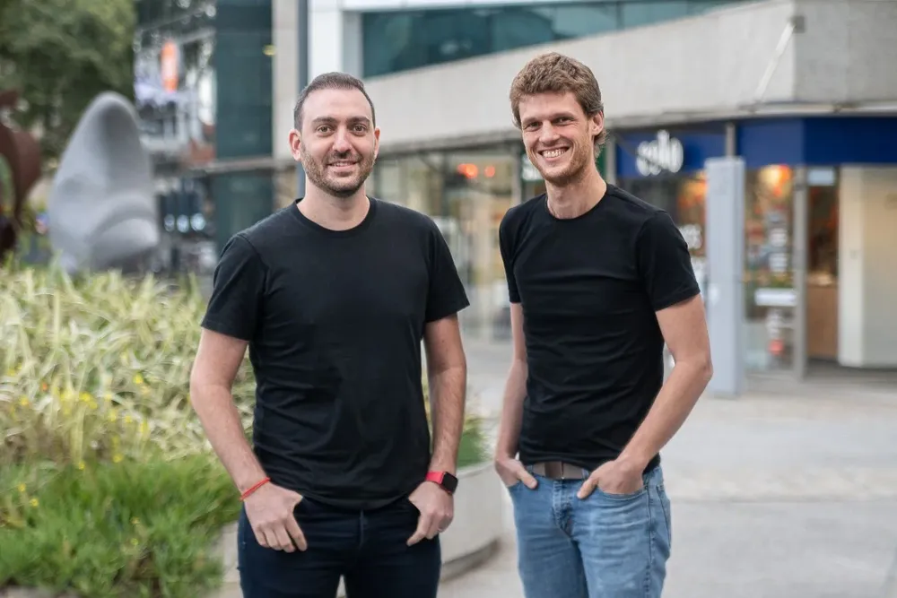 Los fundadores de Brinta, Michel Golffed y Rodrigo Sánchez Prandi