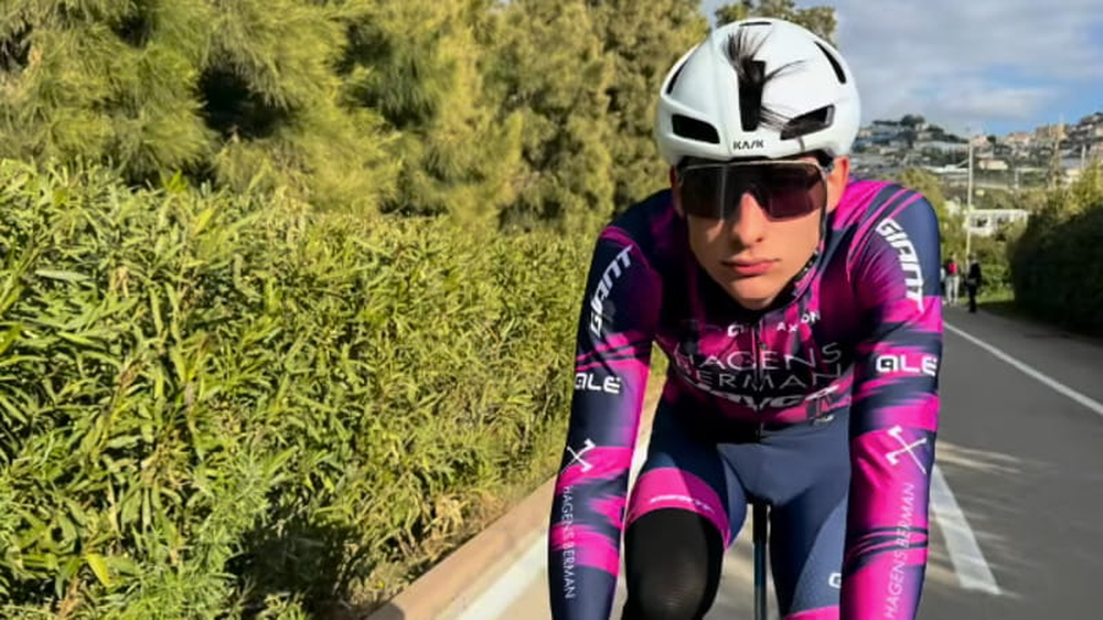 El joven ciclista fallecido, Samuele Privitera.