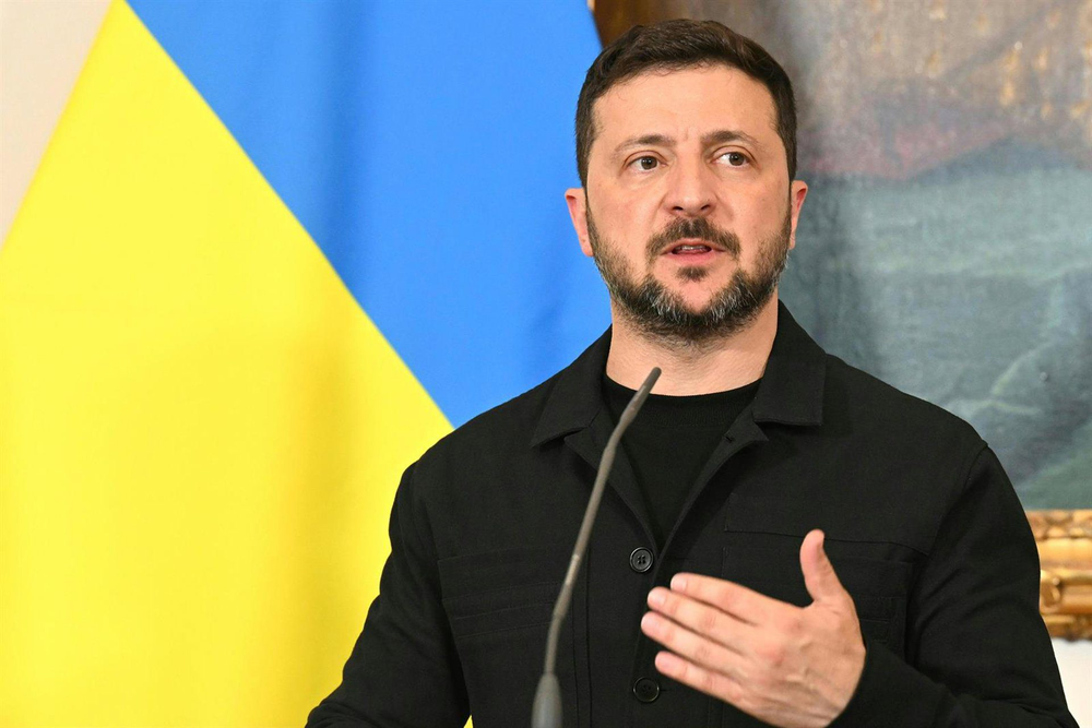 El presidente ucraniano, Volodimir Zelenski.