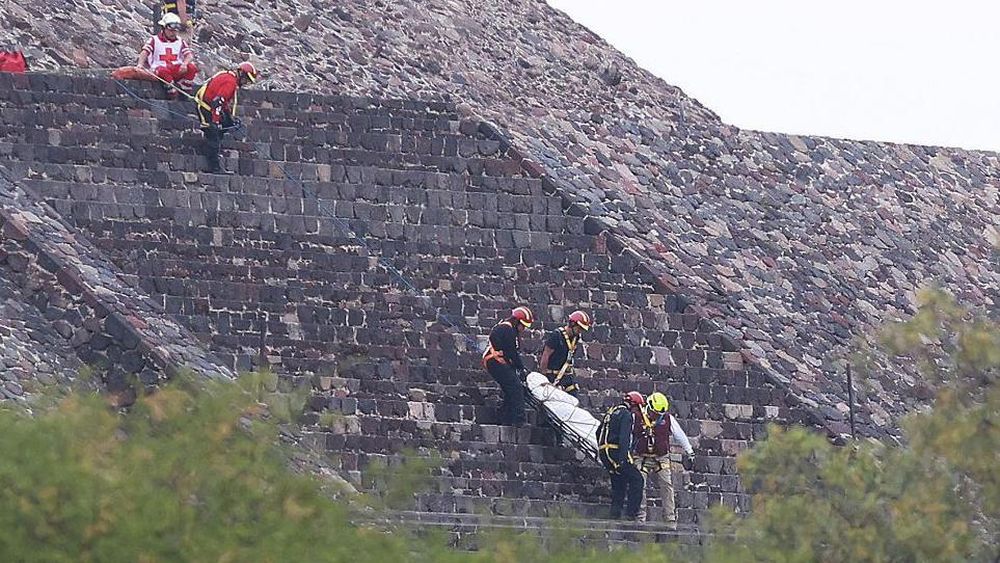 Las autoridades han comenzado las investigaciones para determinar lo ocurrido el lunes en Teotihuacán.