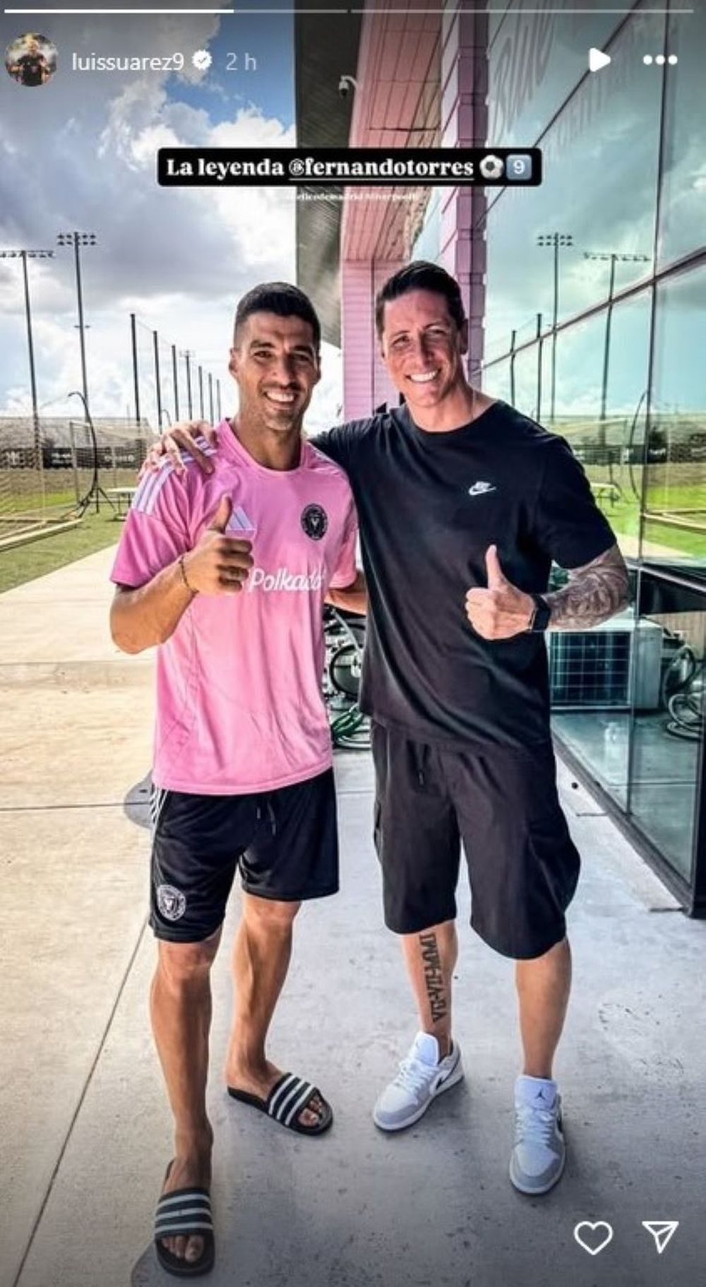 Fernando Torres fue a visitar a Luis Suárez en Inter Miami Fernando Torres fue a visitar a Luis Suárez en Inter Miami