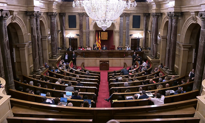 El Parlamento catalán.