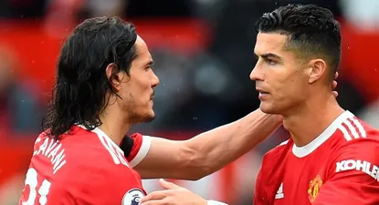 Cavani y Ronaldo jugaron juntos y ya dan que hablar