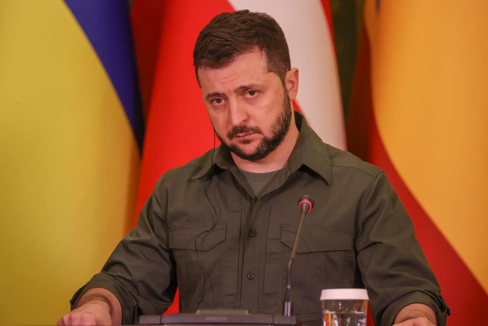 El presidente de Ucrania, Volodimir Zelenski