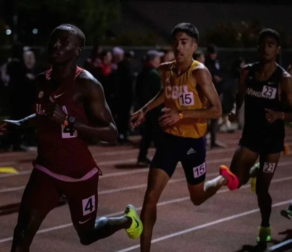 Valentín Soca en carrera en Estados Unidos