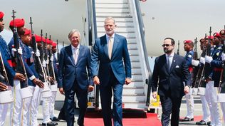 Felipe VI arriba a República Dominicana para participar de la toma de posesión del nuevo presidente