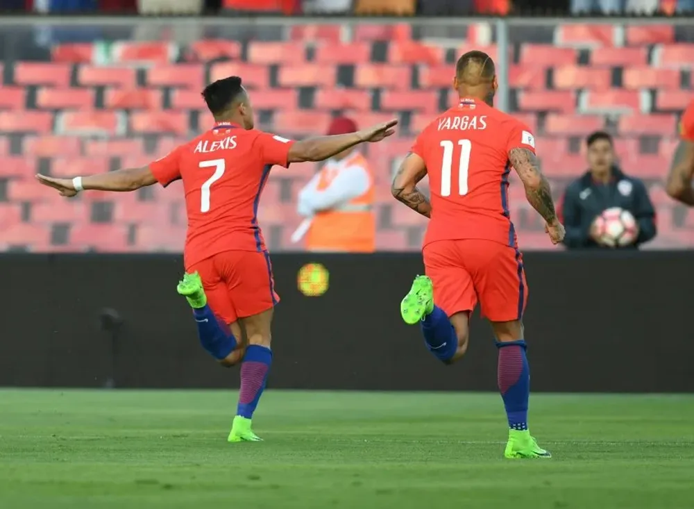 Alexis Sánchez y Eduardo Vargas