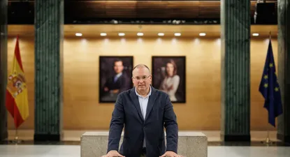 El portavoz del PP en el Congreso, Miguel Ángel Tellado.