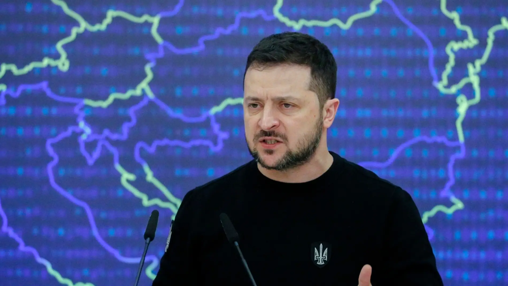 El presidente de Ucrania, Volodimir Zelenski.