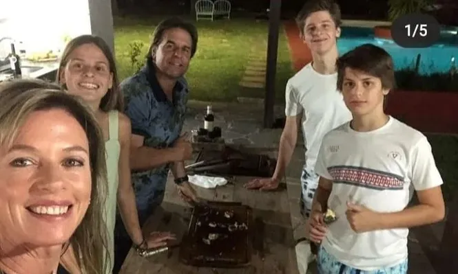 La primera dama compartió fotos de su Navidad en familia