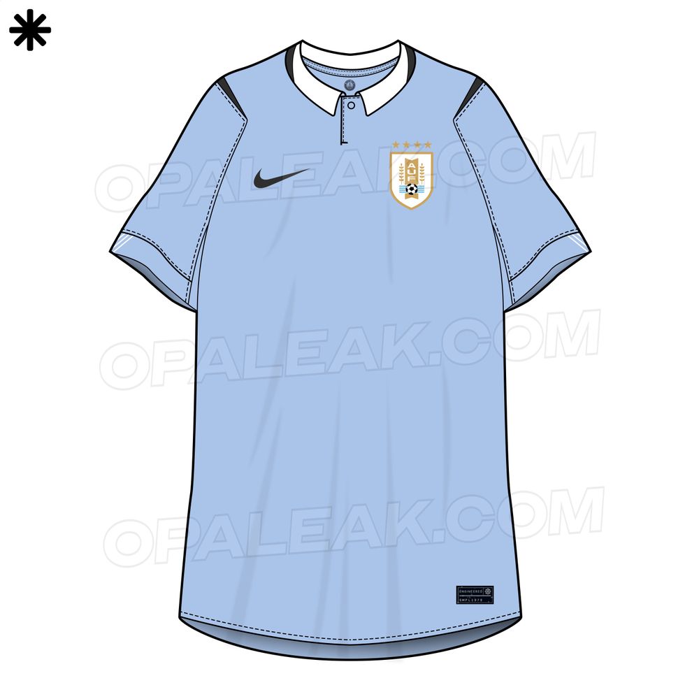 Los posibles nuevos diseños de camiseta de la selección uruguaya para el Mundial 2026 Los posibles nuevos diseños de camiseta de la selección uruguaya para el Mundial 2026