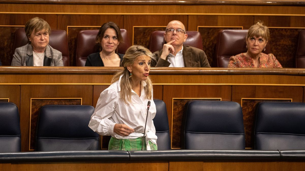 Yolanda Díaz en el Congreso de los Diputados