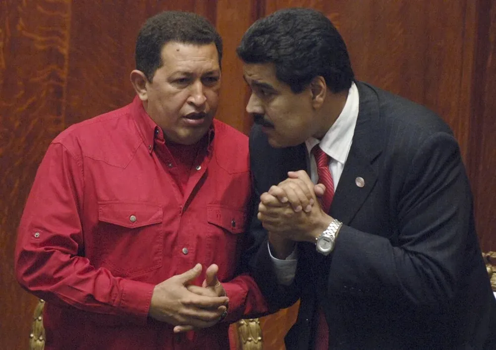 Chávez y su vicepresidente Nicolás Maduro, en una foto de archivo en la que todavía era el canciller