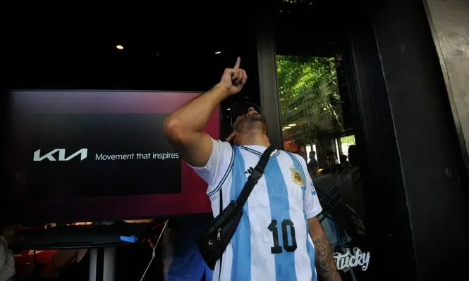 Así se vivió la final del mundo entre Argentina y Francia en Montevideo
