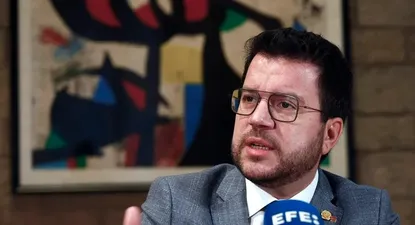 El presidente de la Generalitat, Pere Aragonès.