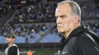 Marcelo Bielsa, técnico de la selección de Uruguay