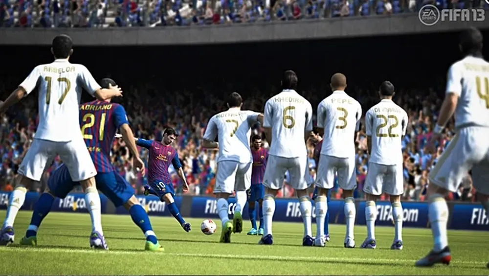 Barcelona contra Real Madrid en FIFA 13 de Electronic Arts Sports
