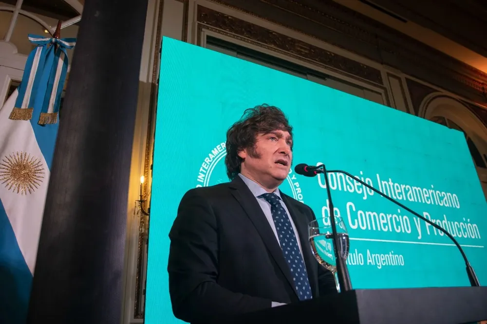 Javier Milei, precandidato presidencial de La Libertad Avanza