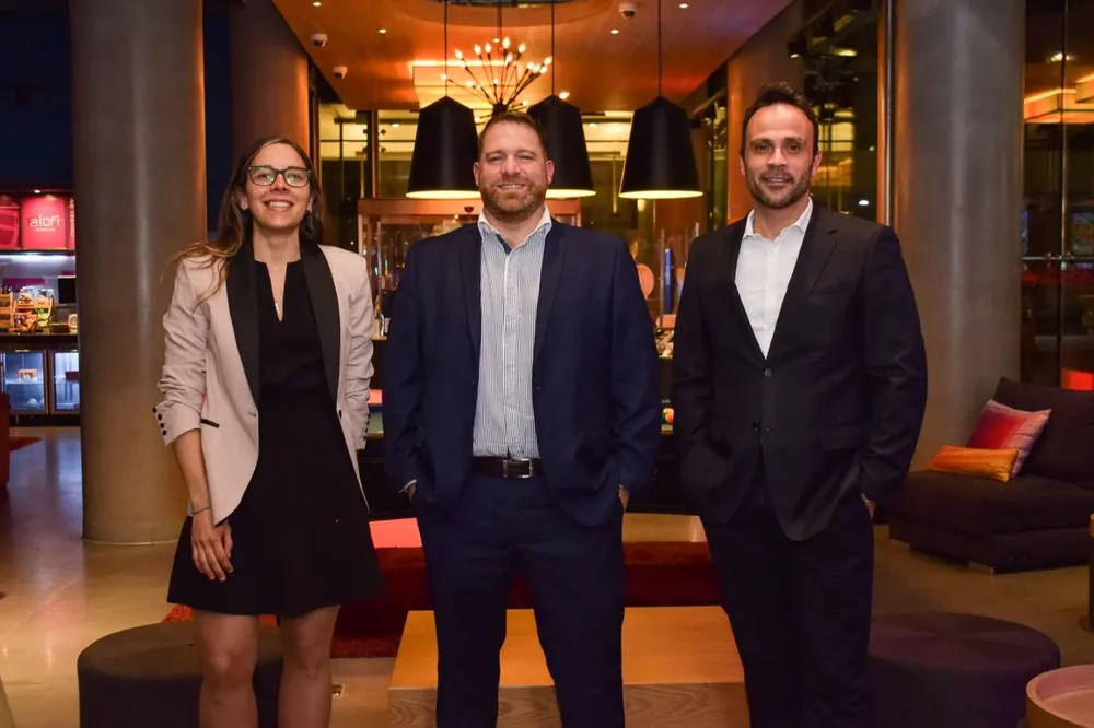 Celina Reina, Roberto Bruzzone y Marcos Capurro