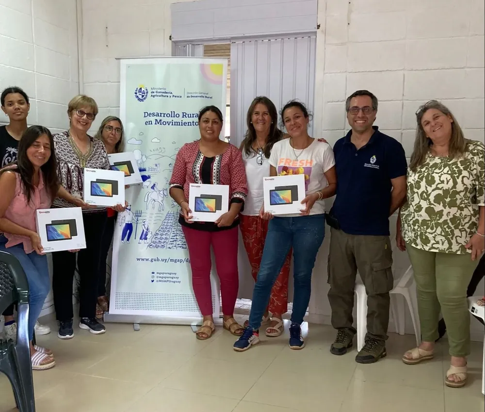 Entrega de dispositivos.