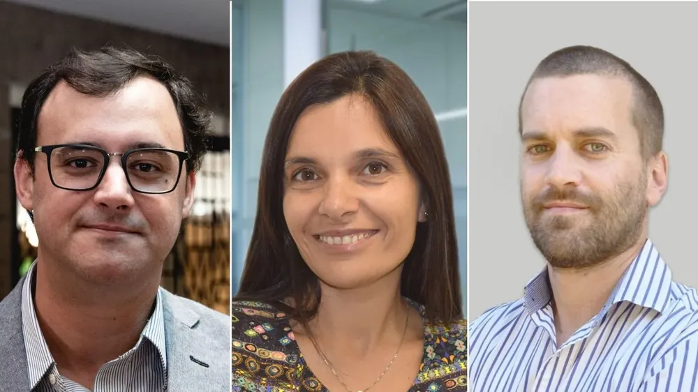 Juan Muxi de PedidosYa, Magdalena Perutti de KPMG y Pedro Saravia de Tiendamia