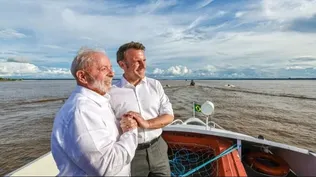 Acuerdo Mercosur Unión Europea y dos protagonistas relevantes: los presidentes Emmanuel Macron y Lula Da Silva.