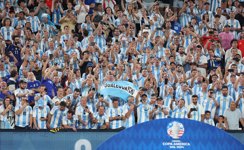 Hinchas de la selección argentina en el MetLife Stadium&nbsp;