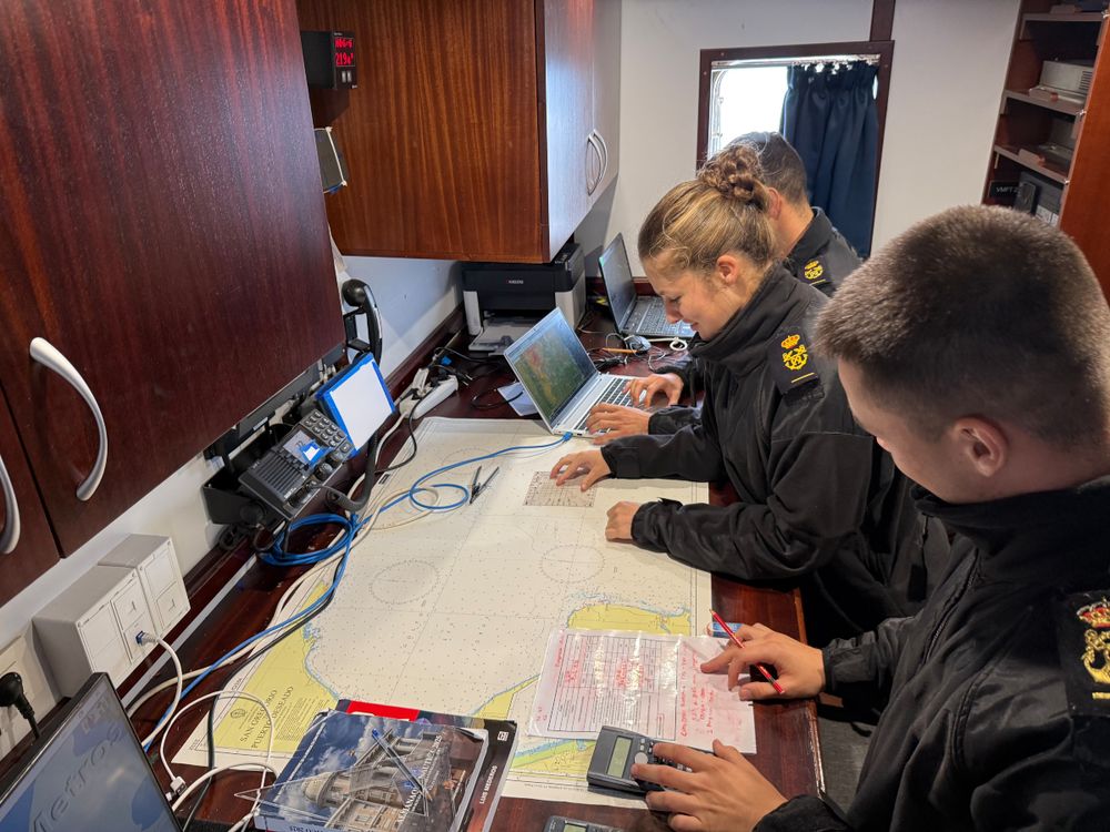 La princesa Leonor a bordo del buque escuela Juan Sebastián Elcano. ARMADA ESPAÑOLA